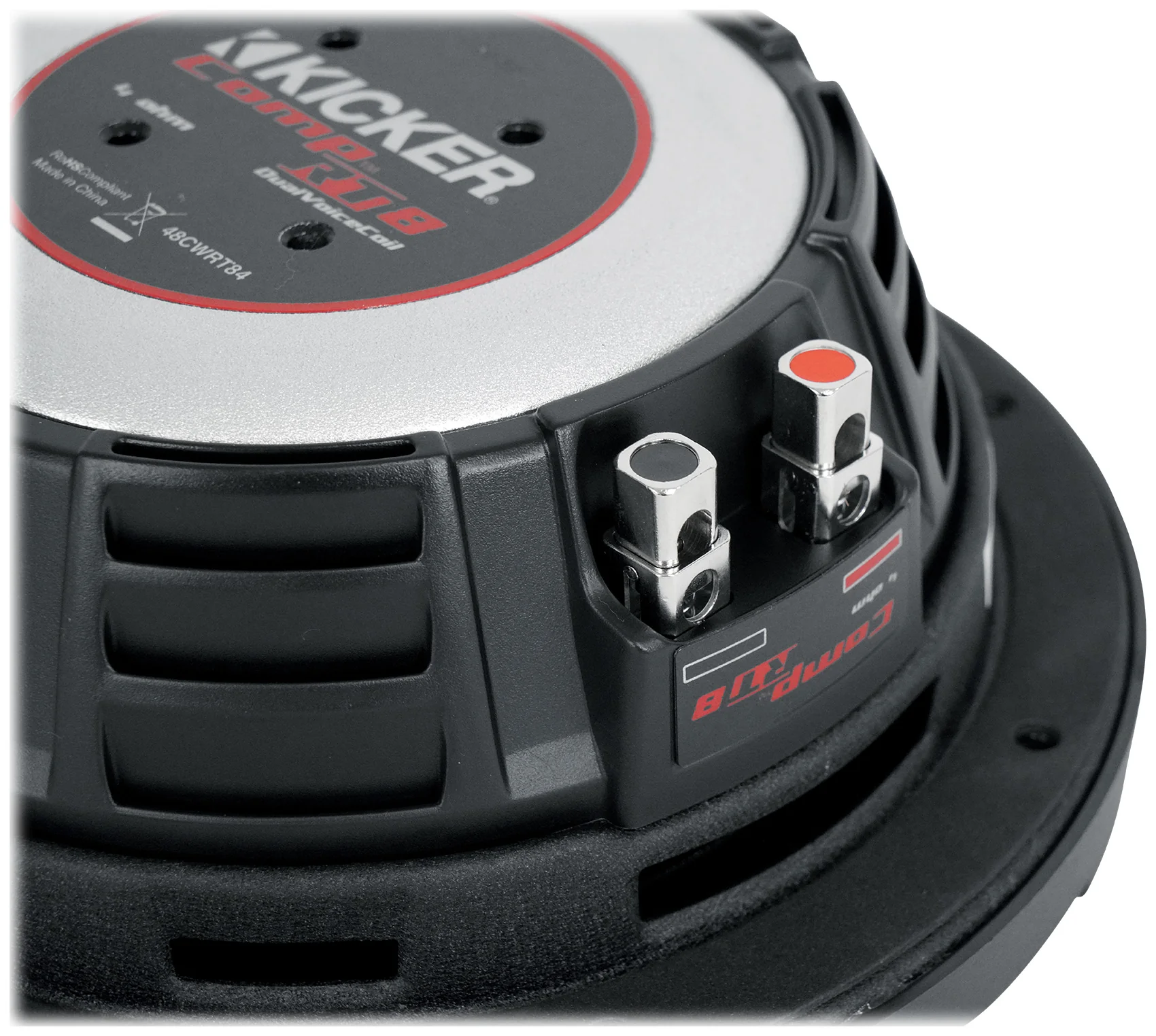 Kicker 48CWRT84 COMPRT8 600w 8" Shallow Car Subwoofer Sub+Mono Amplifier+Amp Kit - Image 19
