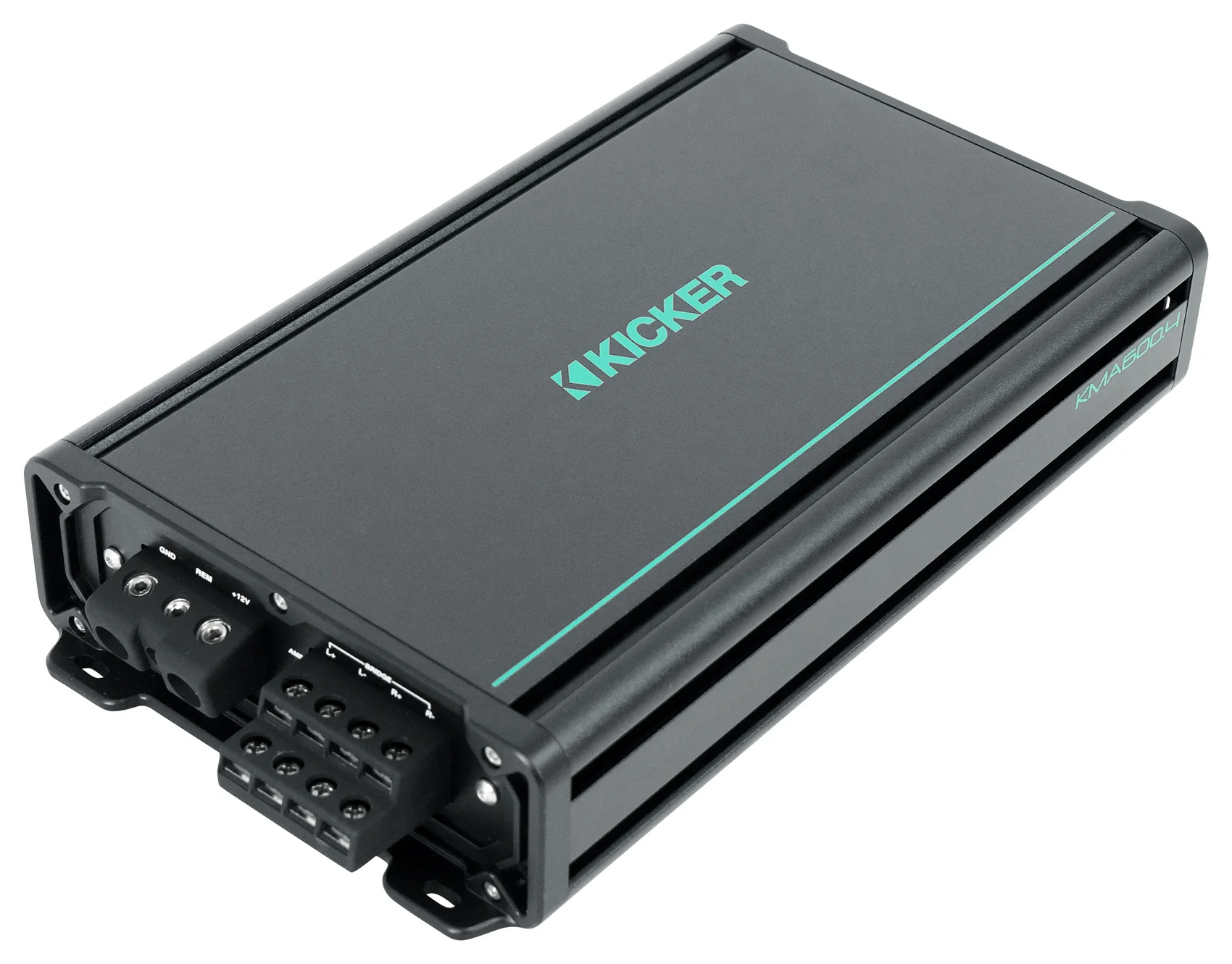 KICKER 48KMA6004 600 Watt 4-Channel Marine Boat Amplifier+Amp Kit KMA600.4 - Image 13