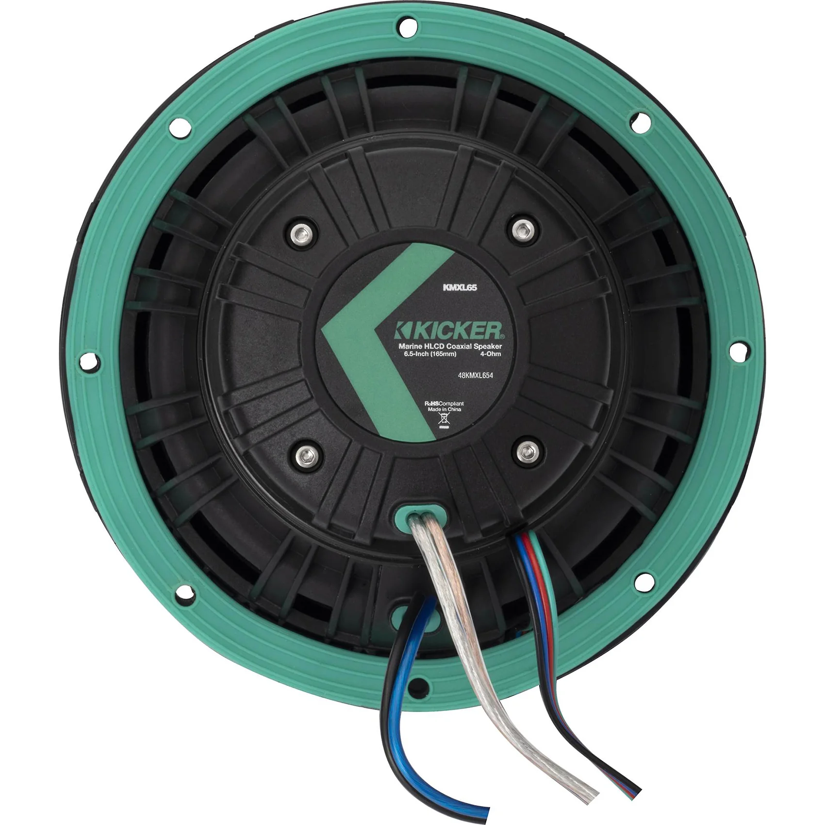 2) KICKER 48KMXL654 300w 6.5" Marine Black Wakeboard Tower Speakers w/LED KMXL65 - Image 17