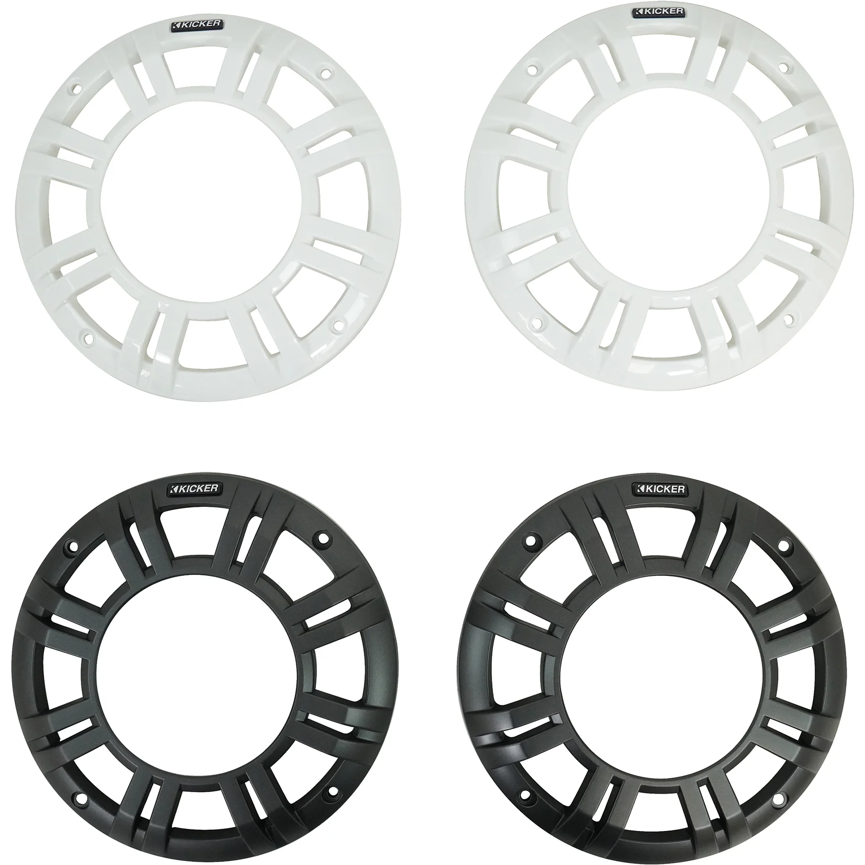(2) KICKER 48KMXL654 300w 6.5" Marine Boat Speakers+2-Channel Amplifier+Amp Kit - Image 10