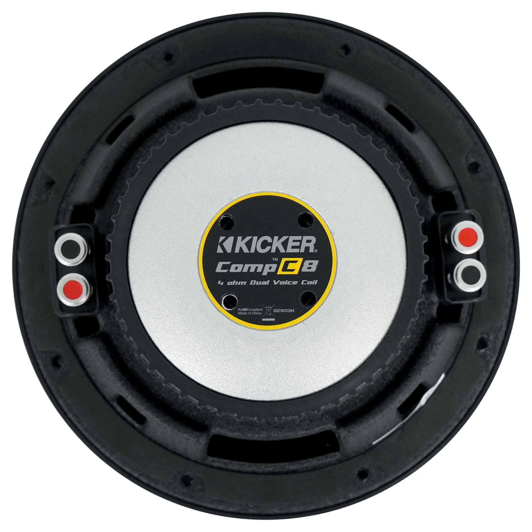 Kicker 50CWCD84 CompC 8" DVC 4 ohm Car Subwoofer+Amplifier+Vented Sub Box CWCD84 - Image 17