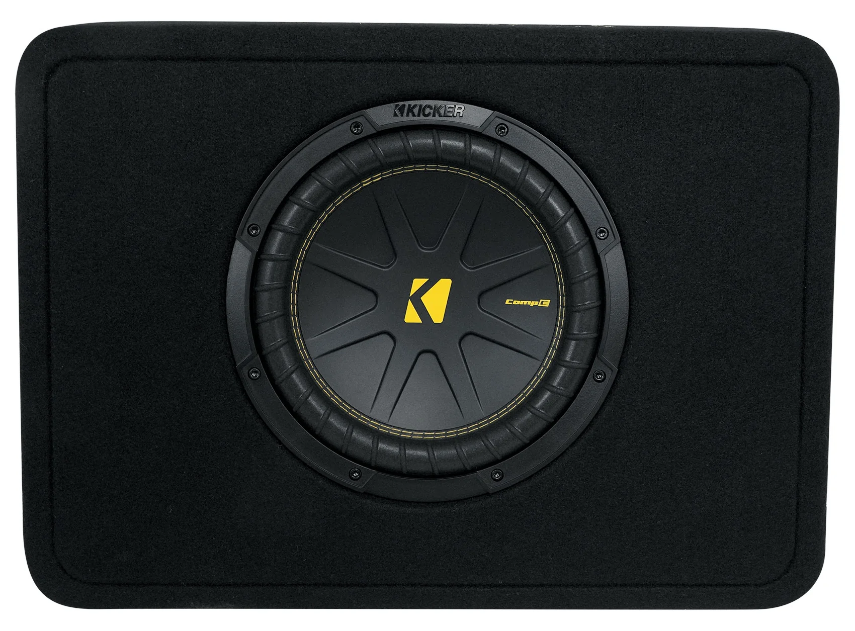 Kicker 50TCWC102 10" Subwoofer+Slim Shallow Sub Box+Amplifier+Amp Kit TCWC102 - Image 6