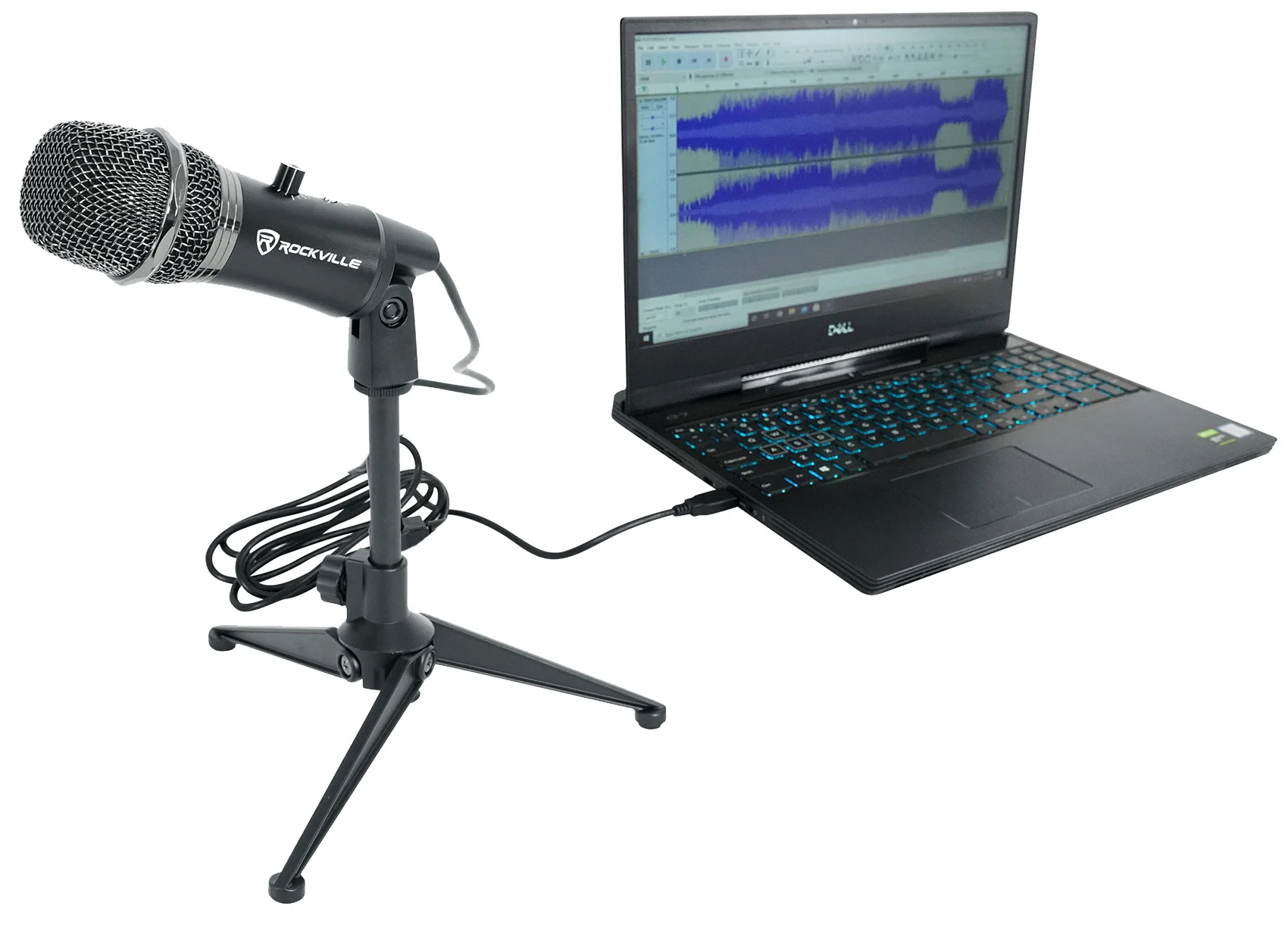 A-STREAM Live Streaming USB Microphone + iUSB Lightning Adapter Bundle - Image 6