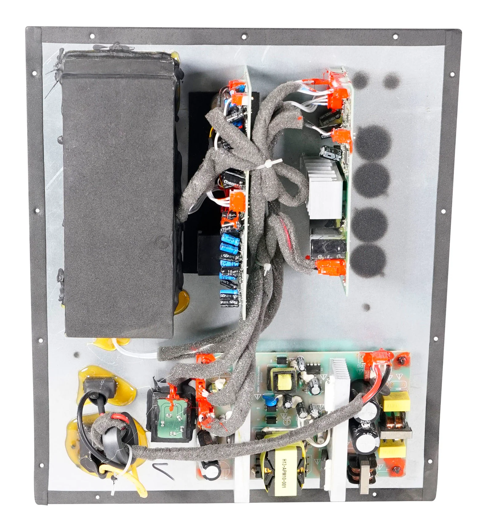 200 Watt RMS Pro/Home Audio Powered Subwoofer Amplifier Plate Module w/ XLR+1/4" - Image 2