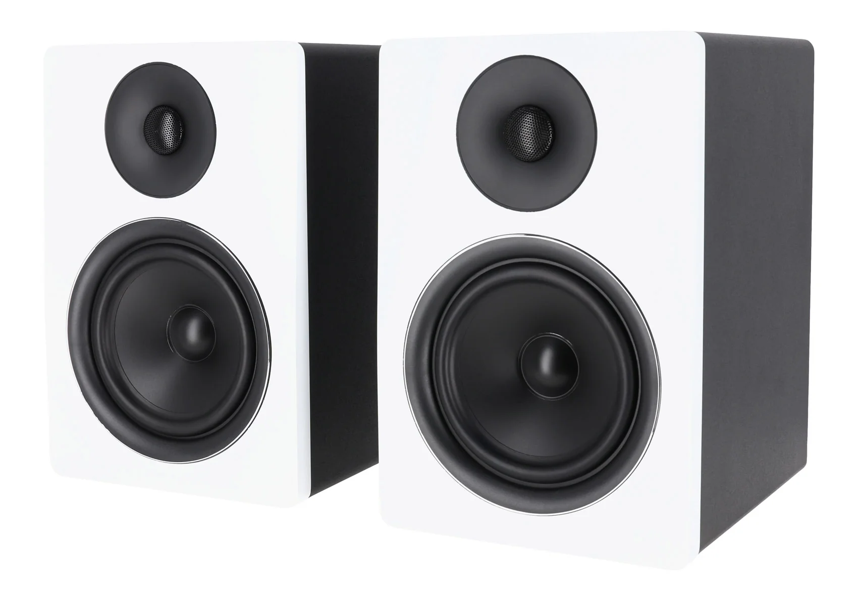 APM6W White Speakers + RVSM1 Stands + RRS190S Pads Bundle - Image 8