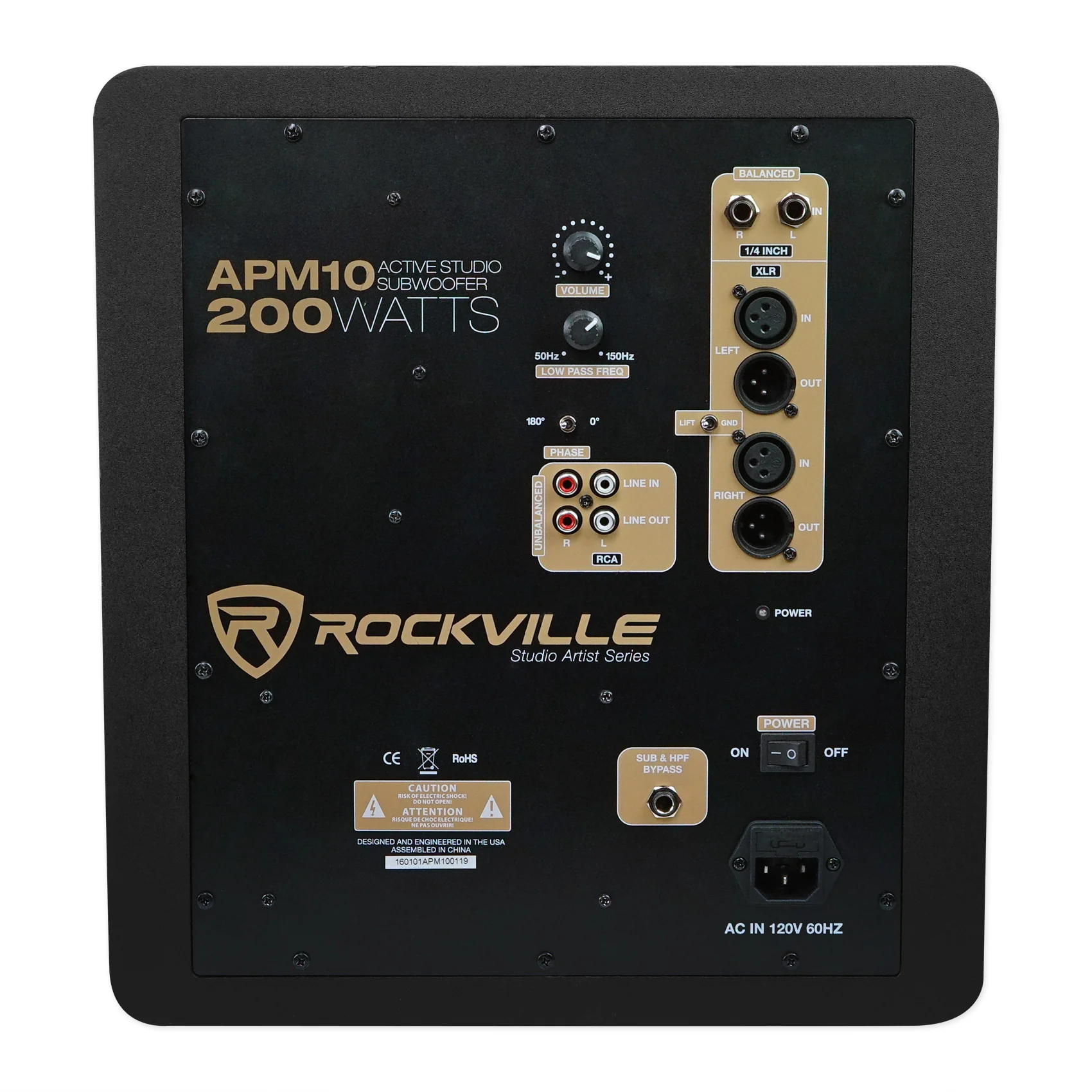 APM8C 8" Studio Monitors + APM10C 10" Subwoofer Bundle - Image 9