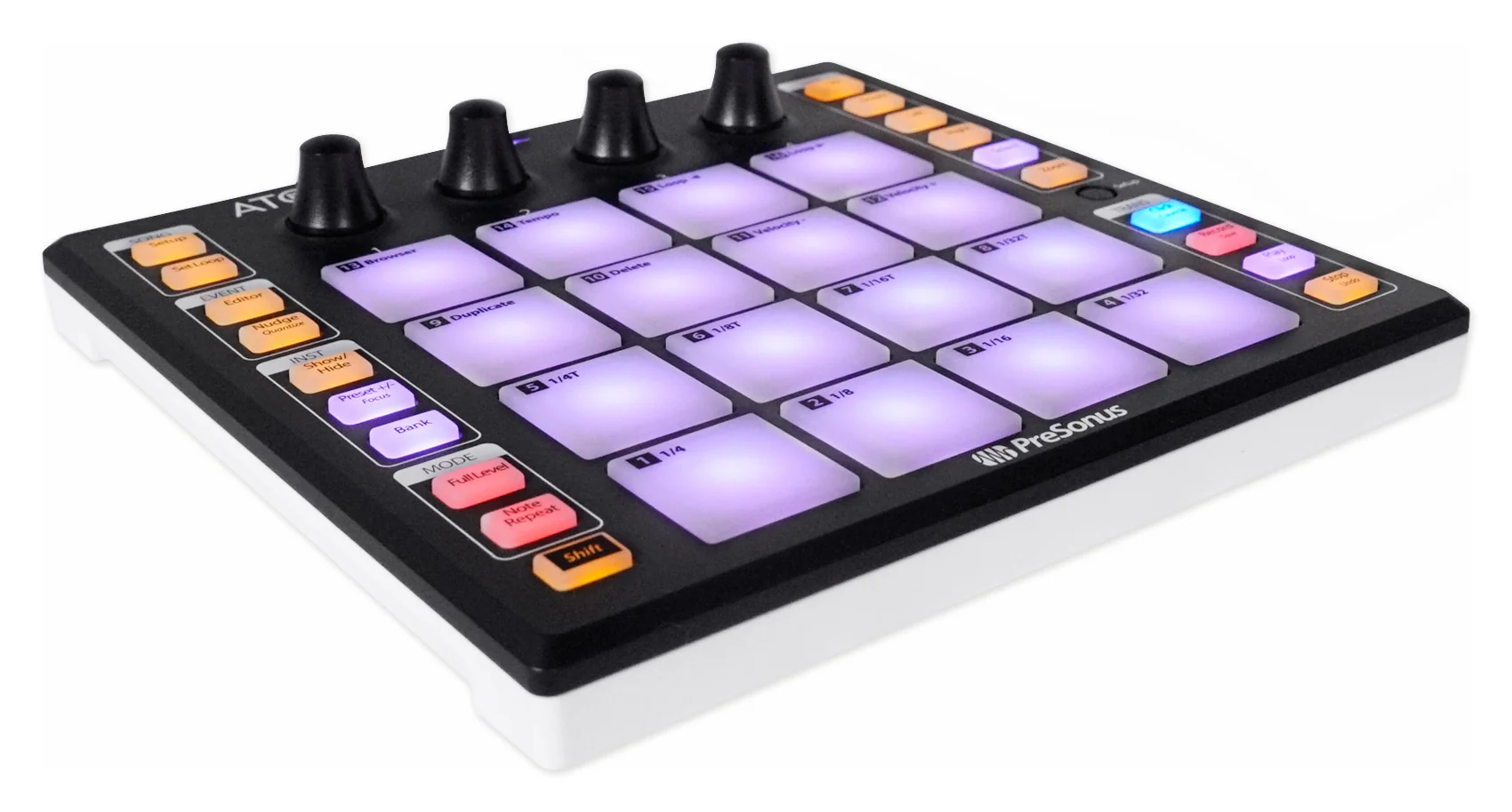 PRESONUS ATOM 16 Pad USB MIDI RGB DJ Controller+Software+Headphones+Mic+Cable - Image 4