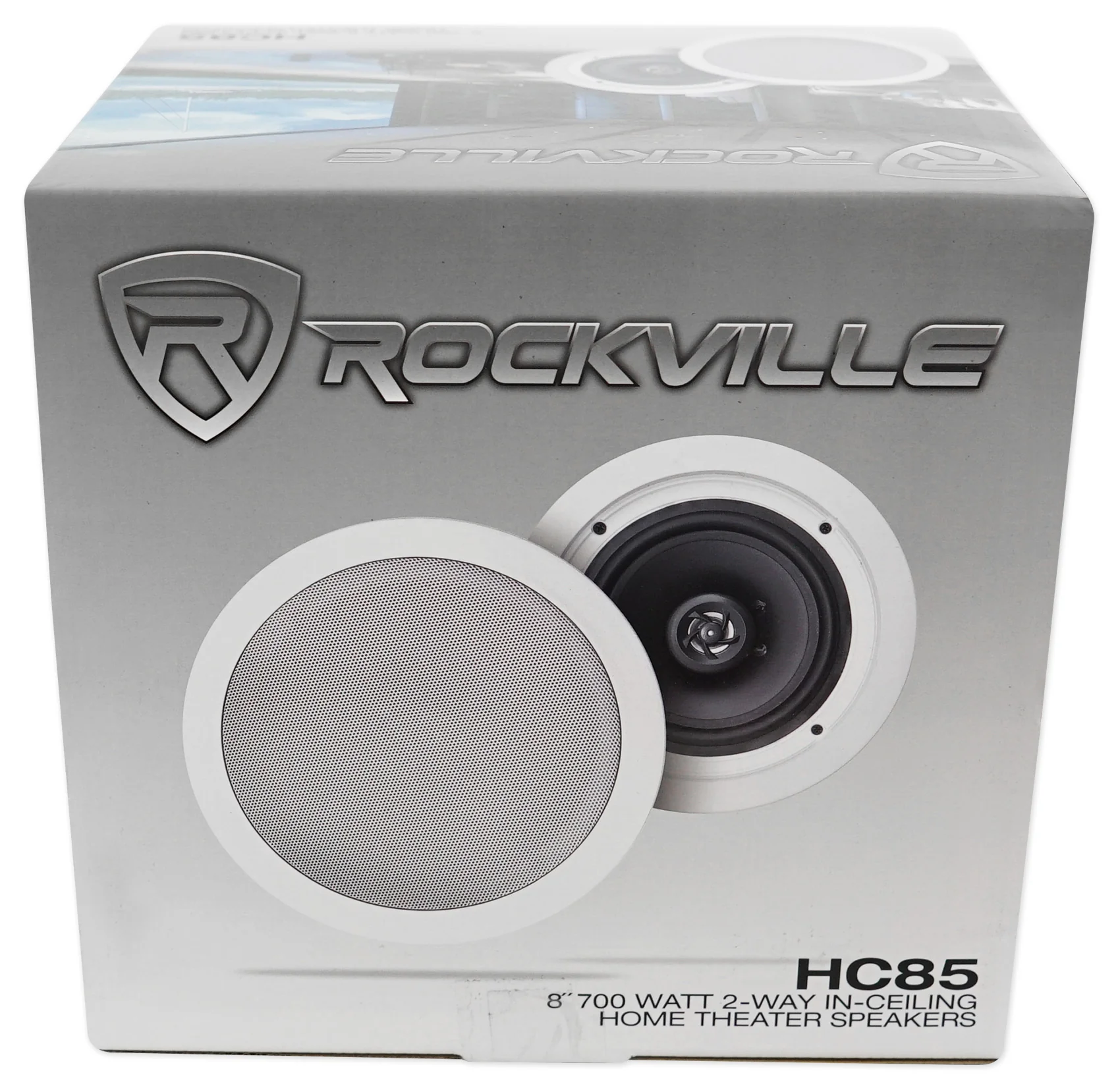 BLUAMP 100 + HC85 8" Ceiling Speakers 4-Pack Bundle - Image 8