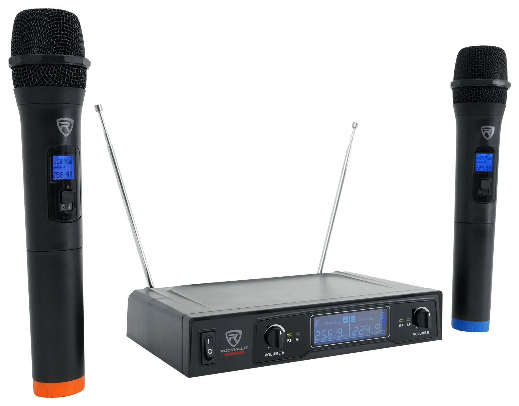 BLUAMP 150 + RockShelf 58B 5.25" Speakers 4-Pack + Wireless Mics Bundle - Image 3