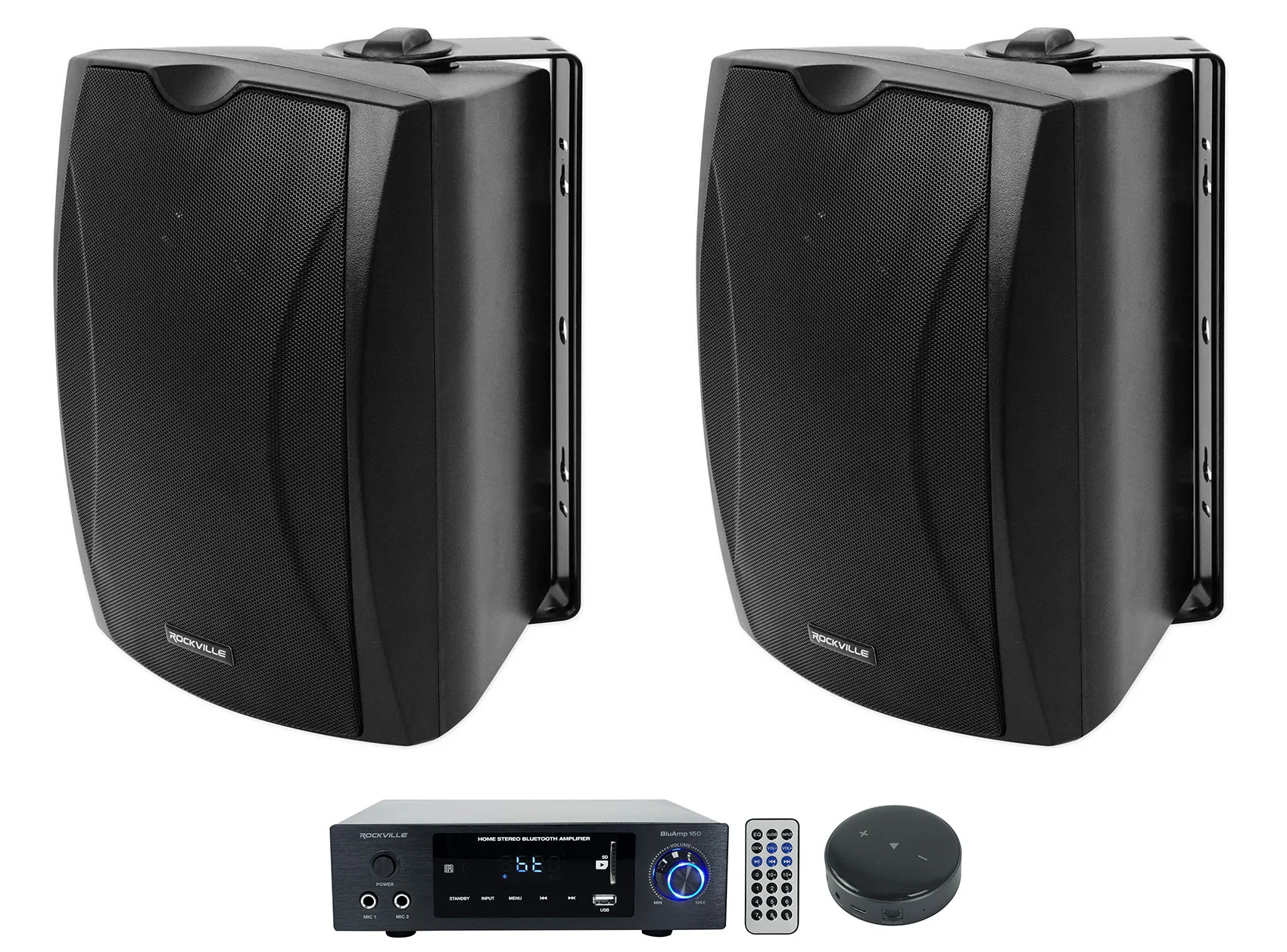 WET-5B Black 2-Pack + BLUAMP 150 + WiiM Mini Bundle