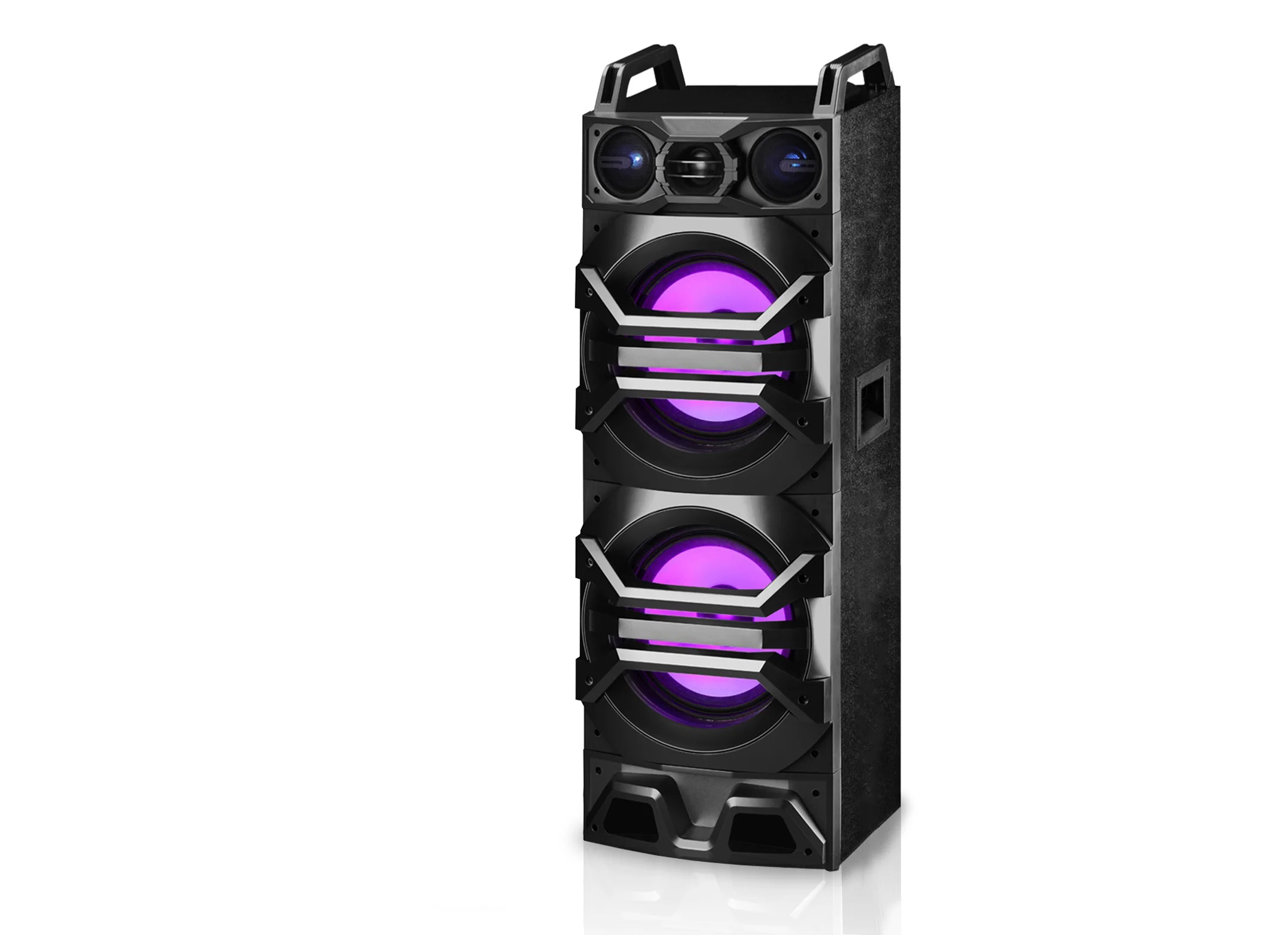 Technical Pro Dual 10" 3000w Home Theater Bluetooth Speakers w/USB/SD/LED+Mic - Image 3
