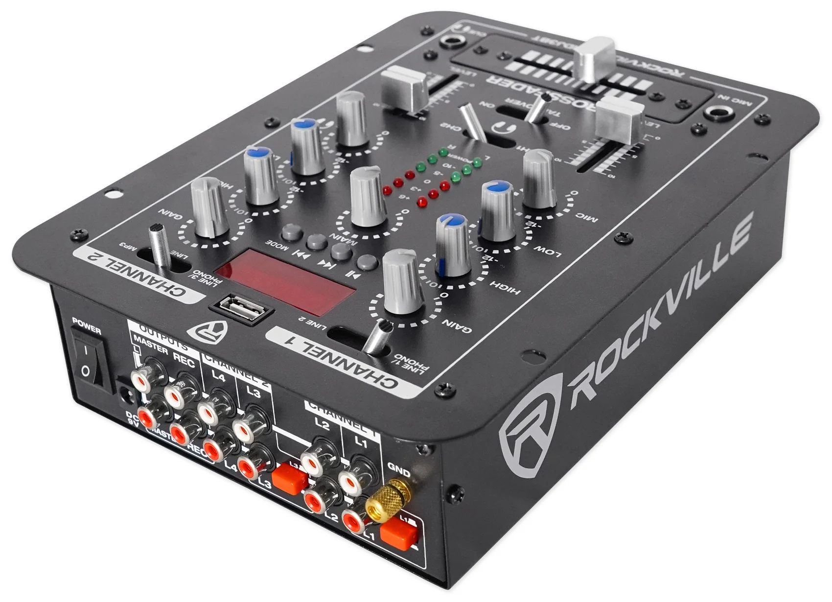 Gemini CDX-2250i Pro DJ Dual Two Deck Rack Mount CD/MP3 Media Player+2-Ch Mixer - Image 11