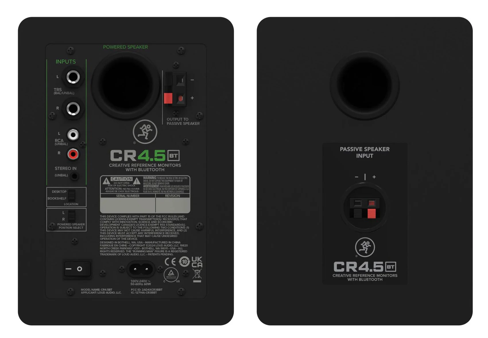 Mackie CR4.5BT Studio Monitors Recording Kit+Interface+Controller+Mic+Headphones - Image 2