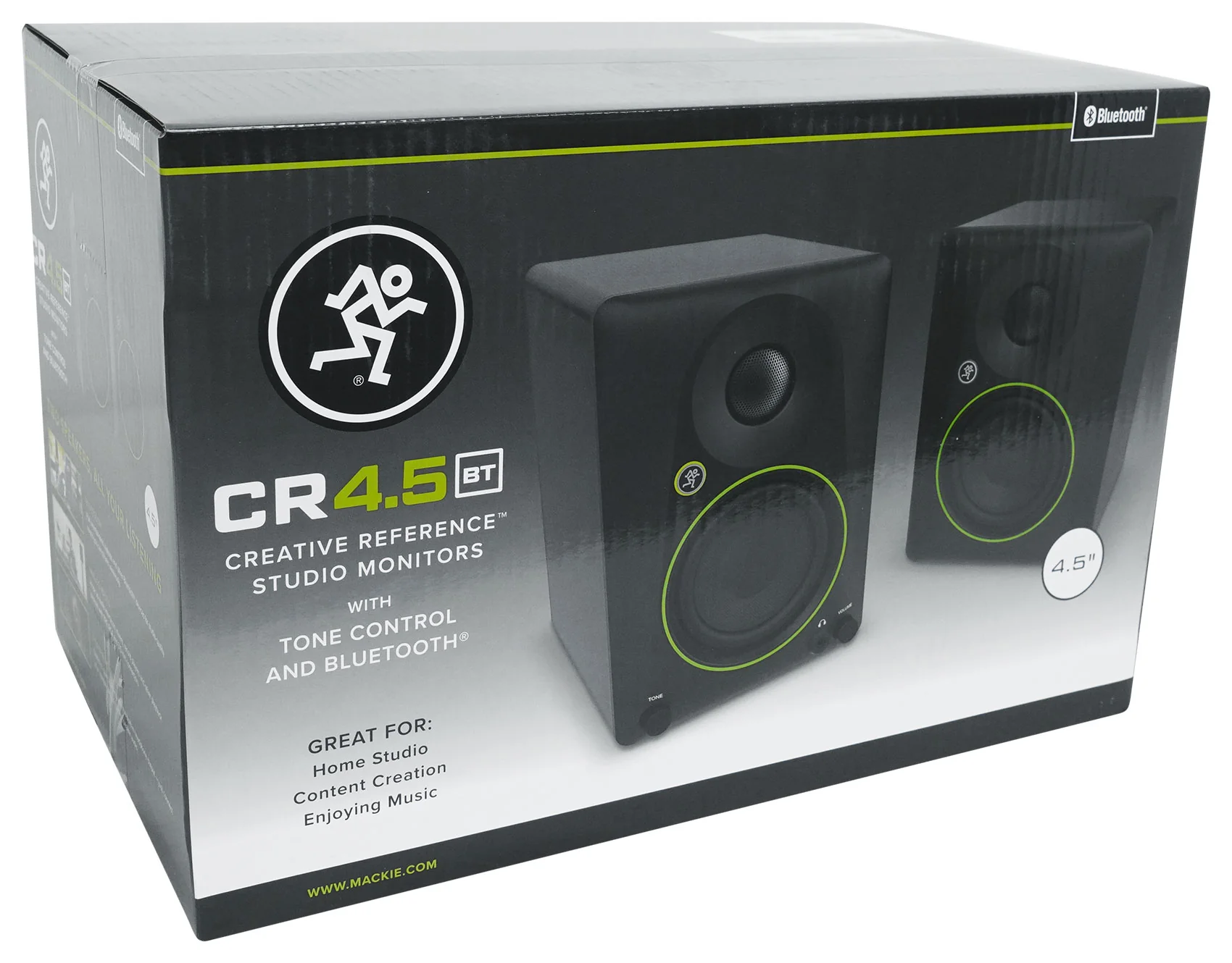 Mackie CR4.5BT Studio Monitors Recording Kit+Interface+Controller+Mic+Headphones - Image 4