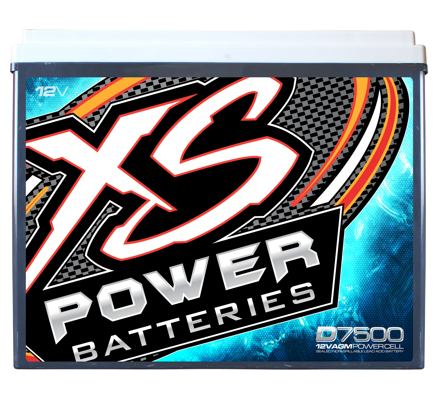 XS Power D7500 6000 Amp 12 Volt Car Audio Sealed AGM Battery+Power/Ground Wires - Image 6