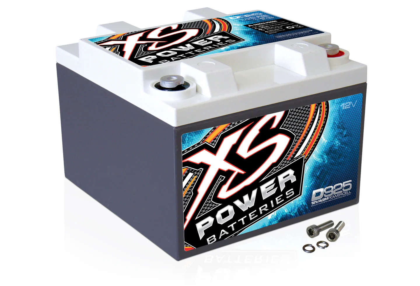 XS Power D925 2000 Amp Car Audio Battery+Terminal Hardware+Power/Ground Wires - Image 6