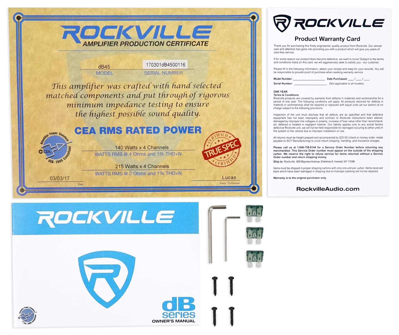 dB45 4-Channel Amplifier + 4 AWG 4-Channel Kit Bundle - Image 7