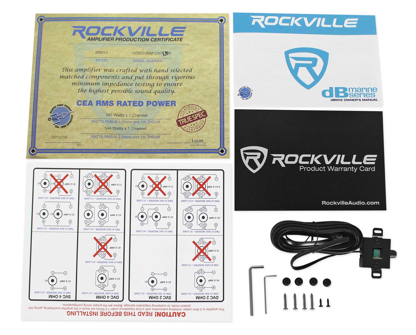 dBM12 Marine Amplifier + RMWK4 Install Kit Bundle - Image 7