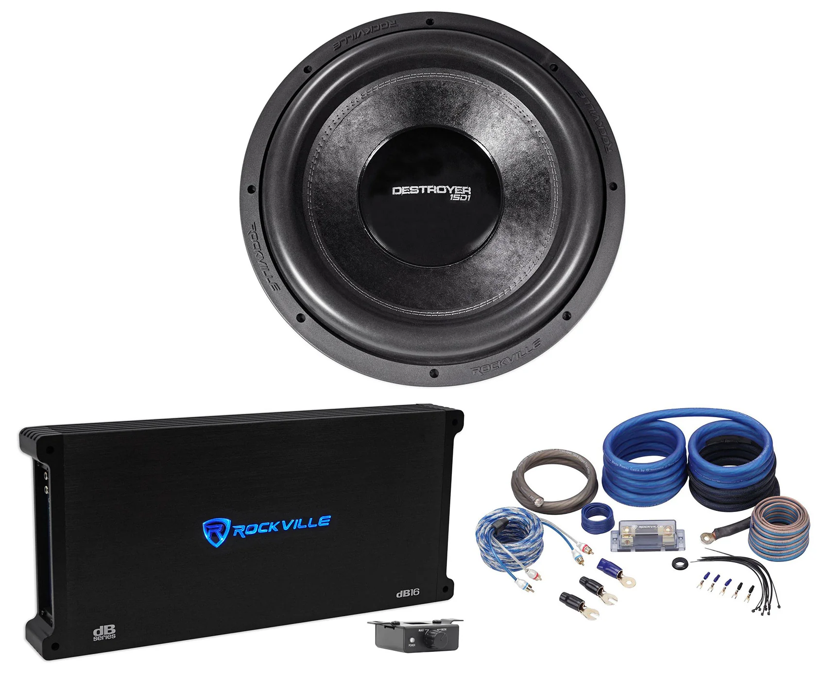 Destroyer 15 + dB16 Mono Amplifier Bundle
