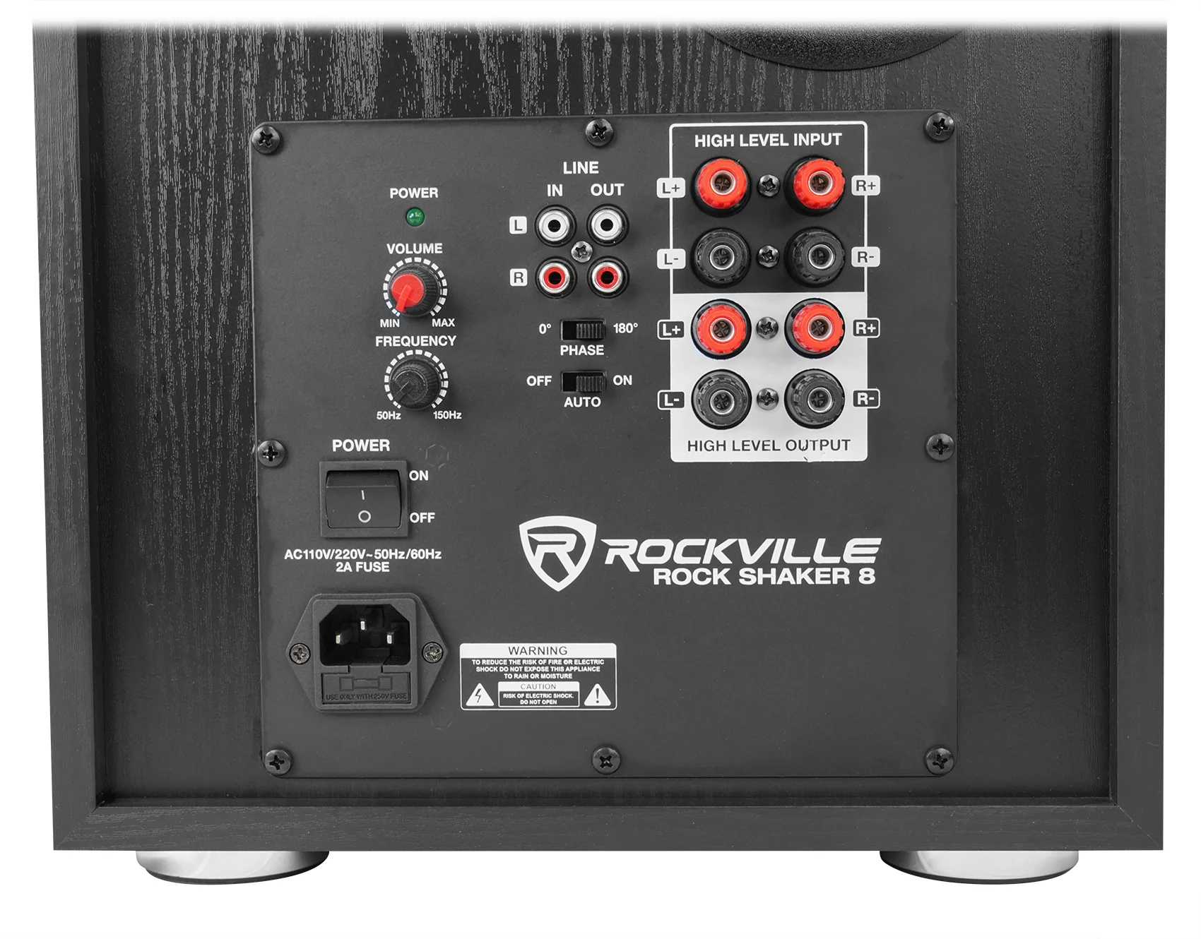 ELITE-5B Black + Rock Shaker 8 Black Subwoofer Bundle - Image 10