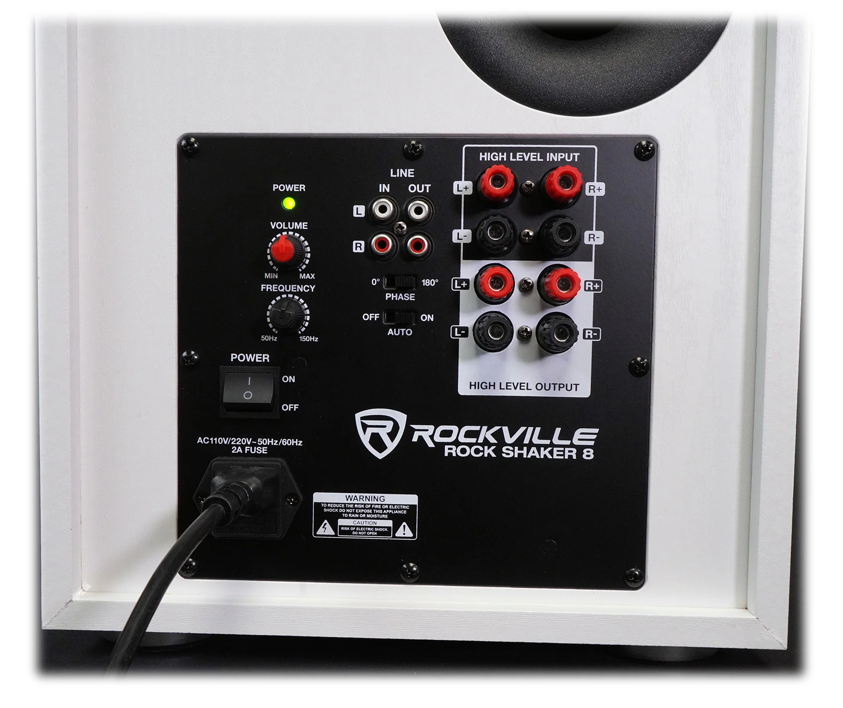 ELITE-5W White + RS37W White Stands + Rock Shaker 8 Bundle - Image 10