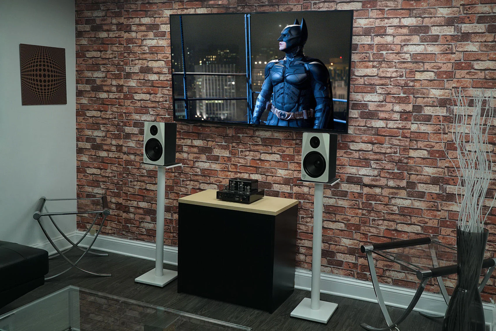 ELITE-5W White + RS37W White Stands + Rock Shaker 8 Bundle - Image 17