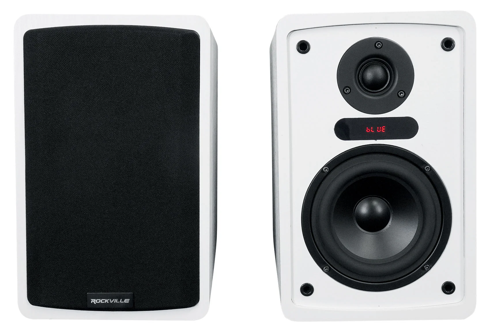 ELITE-5W White + RS37W White Stands + Rock Shaker 8 Bundle - Image 24