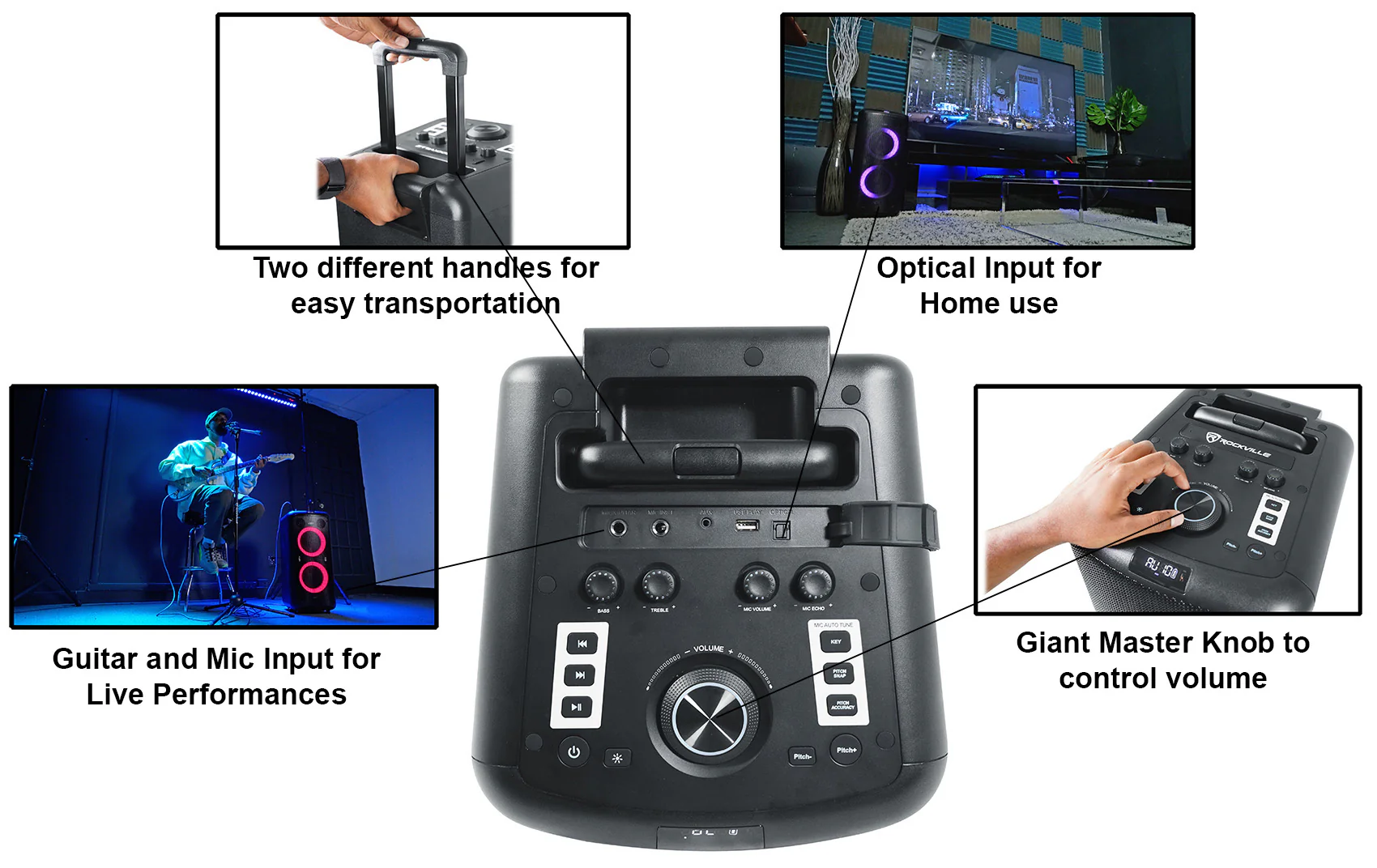 ELITE PARTY 65 + RWM1203VH Wireless Mics + iStand 20 Bundle - Image 11