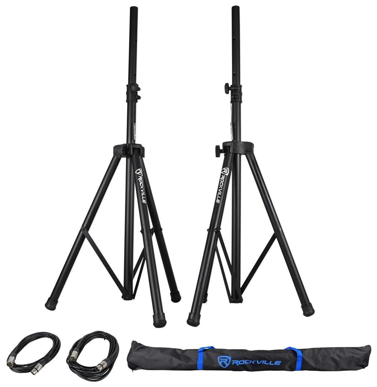 JBL EON208P 8" Powered Bluetooth Speakers +Mixer+Stands+Wireless Mics+Headphones - Image 11