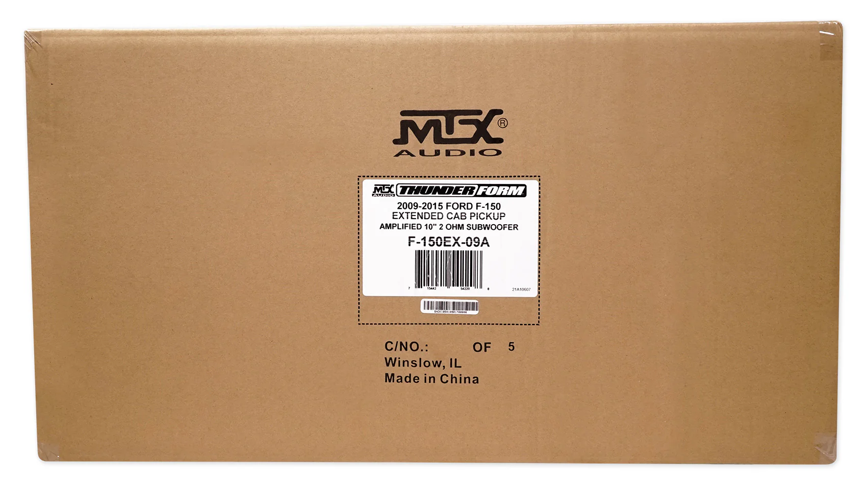 10 inch MTX Subwoofer+Sealed Sub Enclosure For 09-15 Ford F-150 Super Cab+ROCKBAR - Image 20