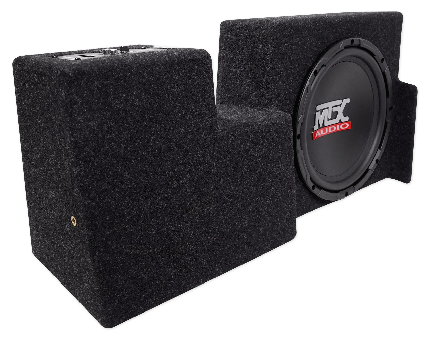 10 inch MTX Subwoofer+Sealed Sub Enclosure For 09-15 Ford F-150 Super Cab+ROCKBAR - Image 3