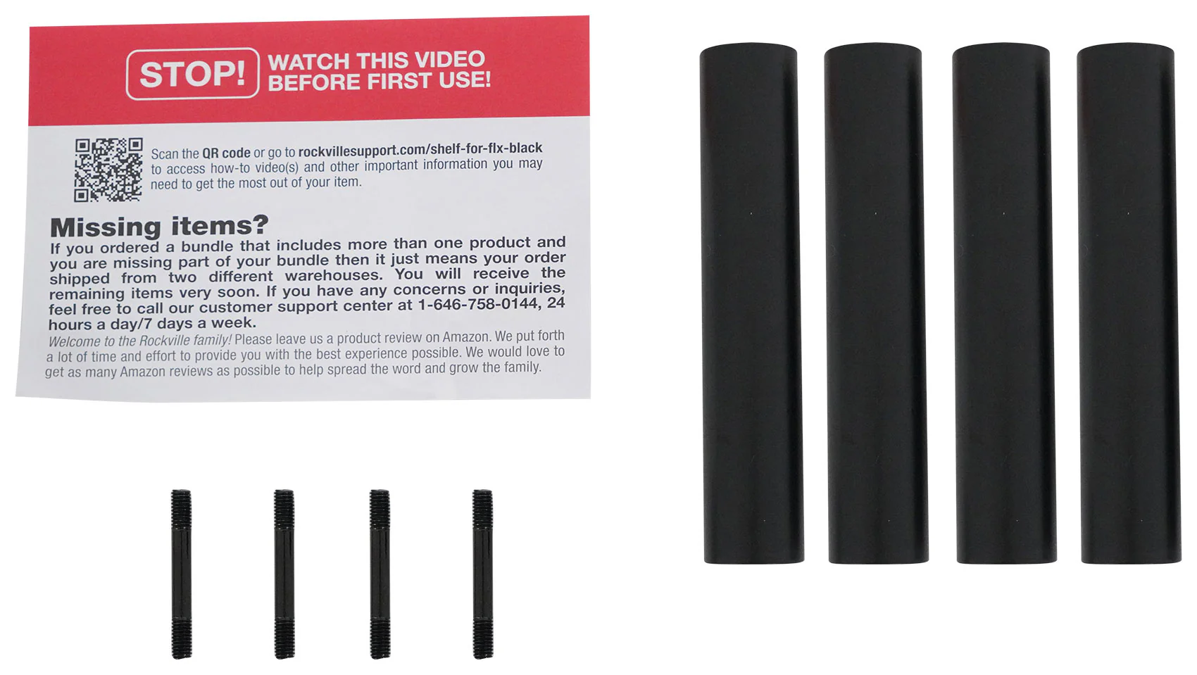 FLX Black 4-Shelf + FLX Black Add-On Shelf Bundle - Image 8