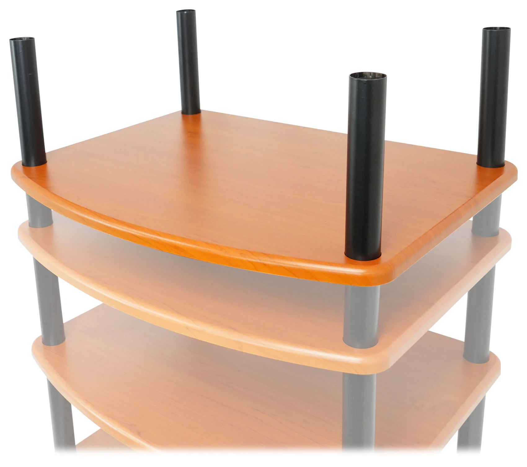 FLX Classic Wood 4-Shelf + Classic Wood Add-On Shelf Bundle - Image 6
