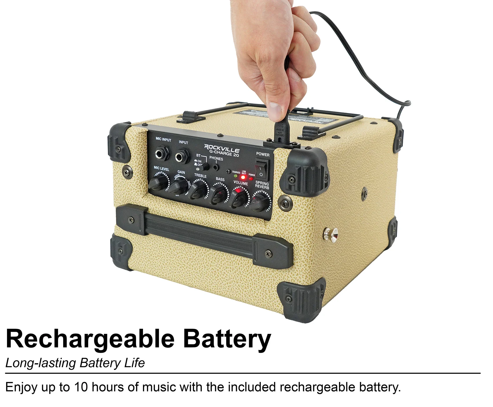 G-CHARGE 20 Beige + RMC-XLR Microphone Bundle - Image 14