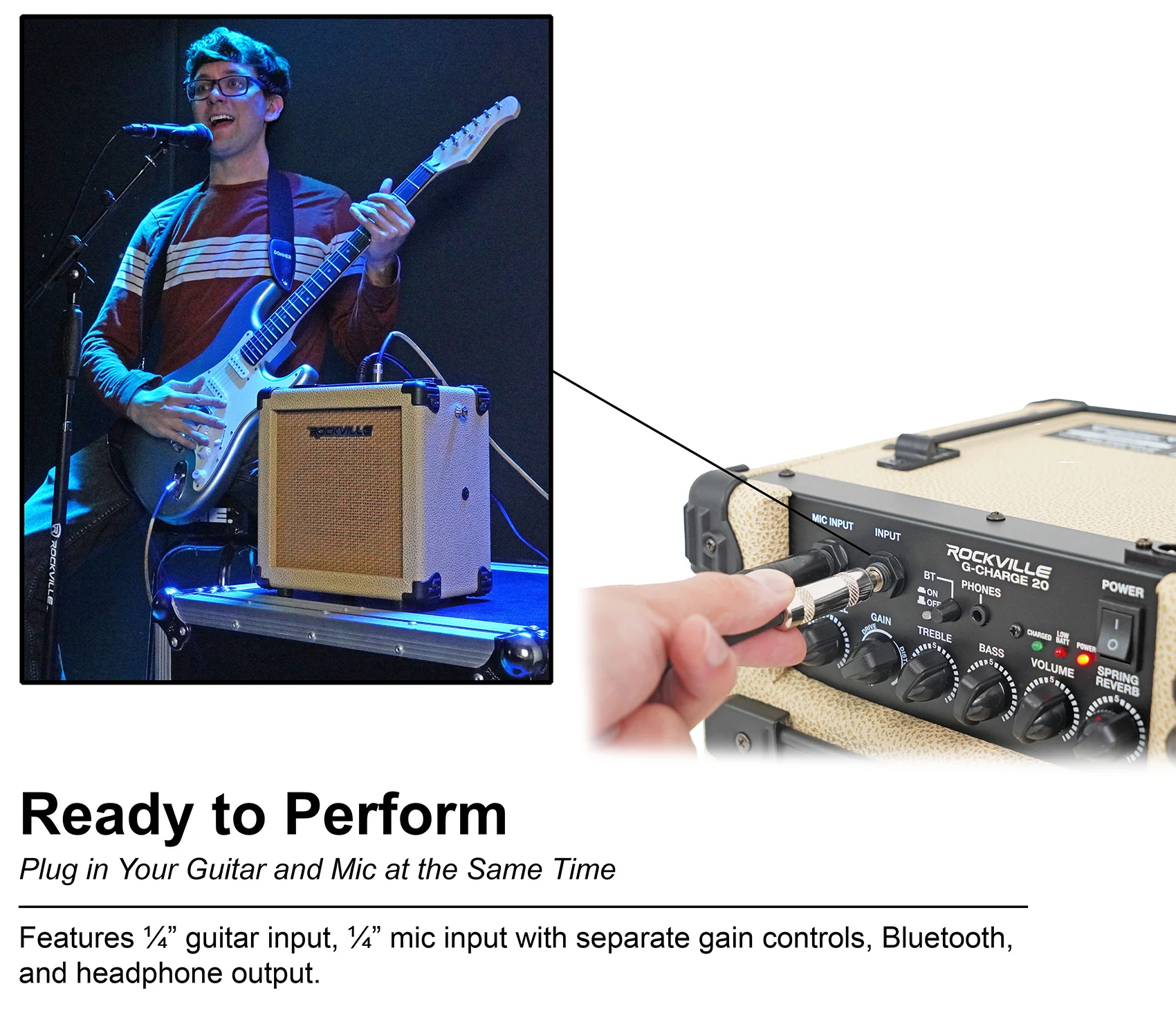 G-CHARGE 20 Beige + RMC-XLR Microphone Bundle - Image 17
