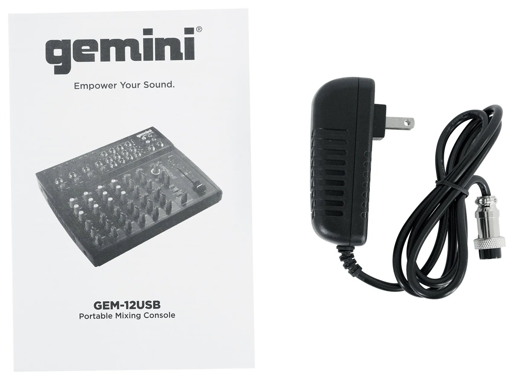 Gemini GEM-12USB 12 Channel Bluetooth Mixer w/USB 12 Ins/2 Bus/3 Band EQ+4) Mics - Image 12