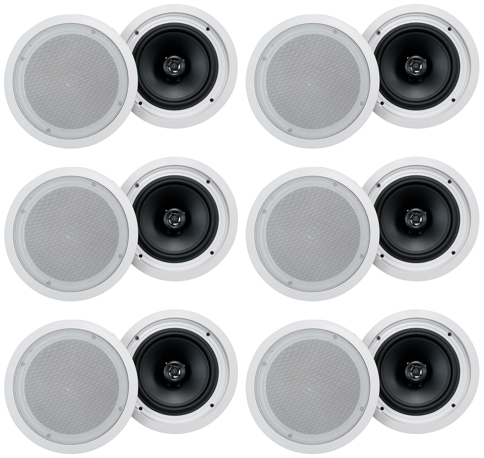HC85-16 White 6-Pair