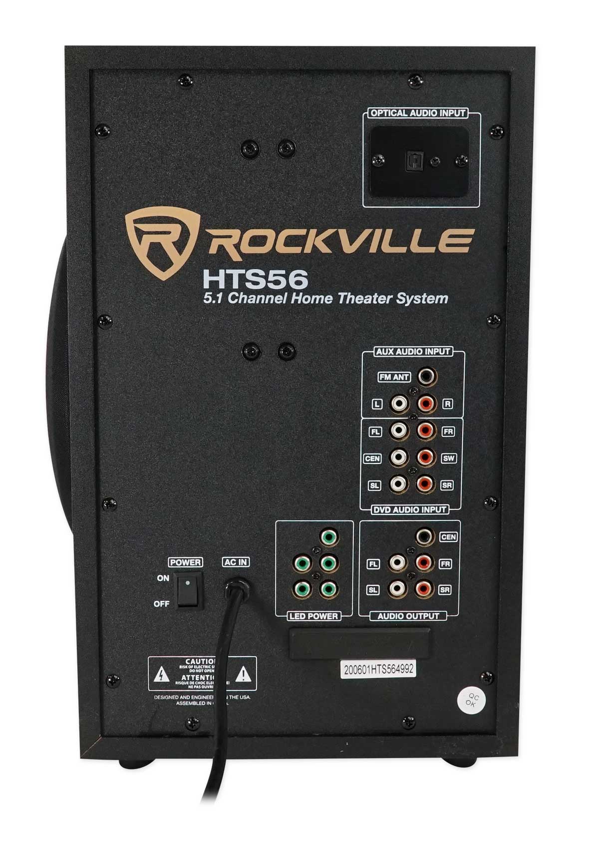 HTS56 5.1 Home Theater Karaoke System with 2 Microphones - Image 18