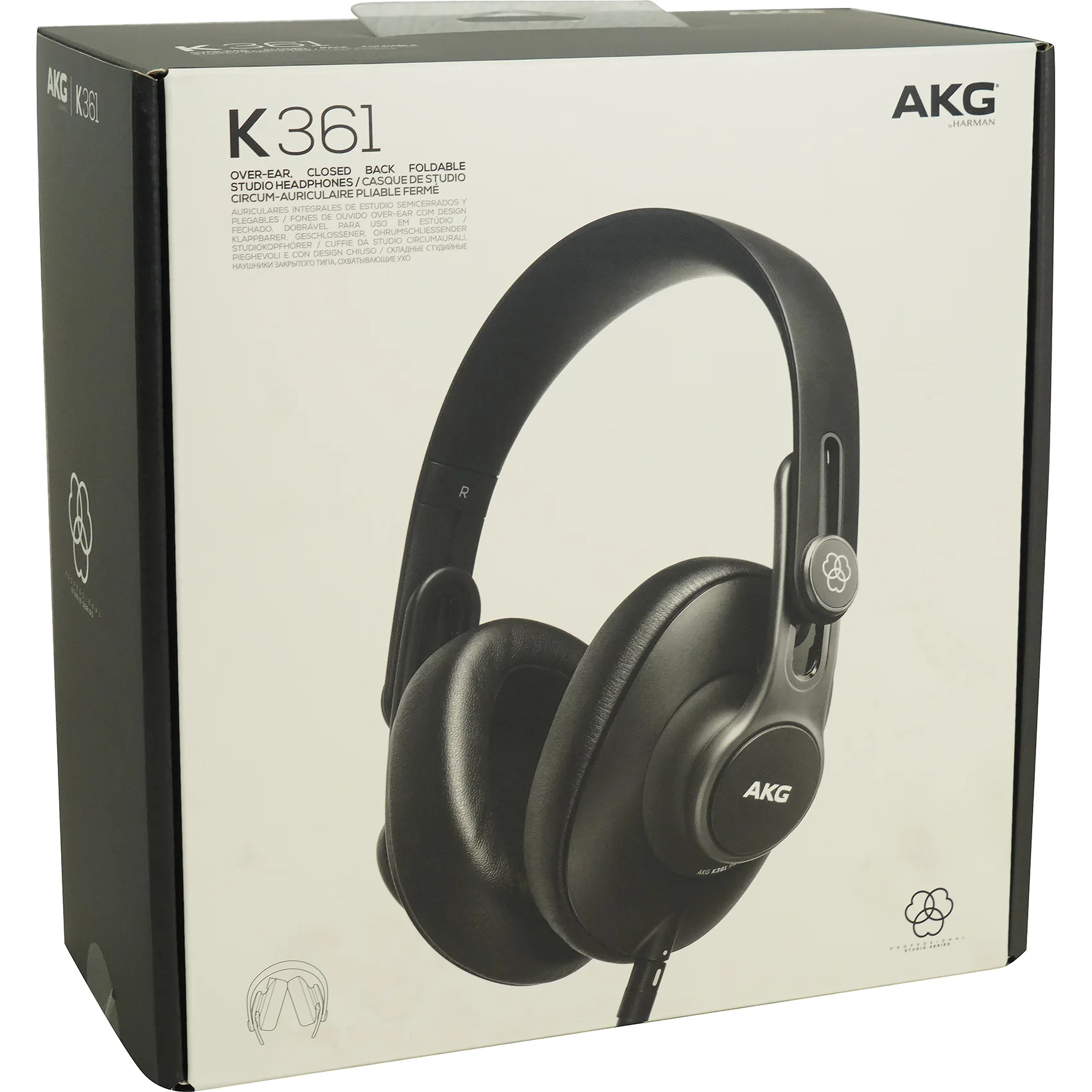 AKG K361 Closed Back Pro Studio Recording Podcasting Headphones 50mm Drivers [Open Box] - Image 10