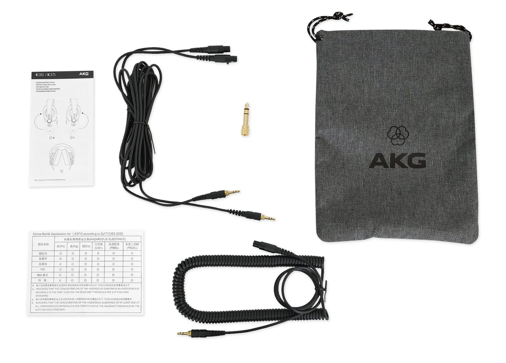 AKG K371 Over-Ear Oval Closed-Back Pro Studio Headphones 50MM Drivers / Swivel [Open Box] - Image 8
