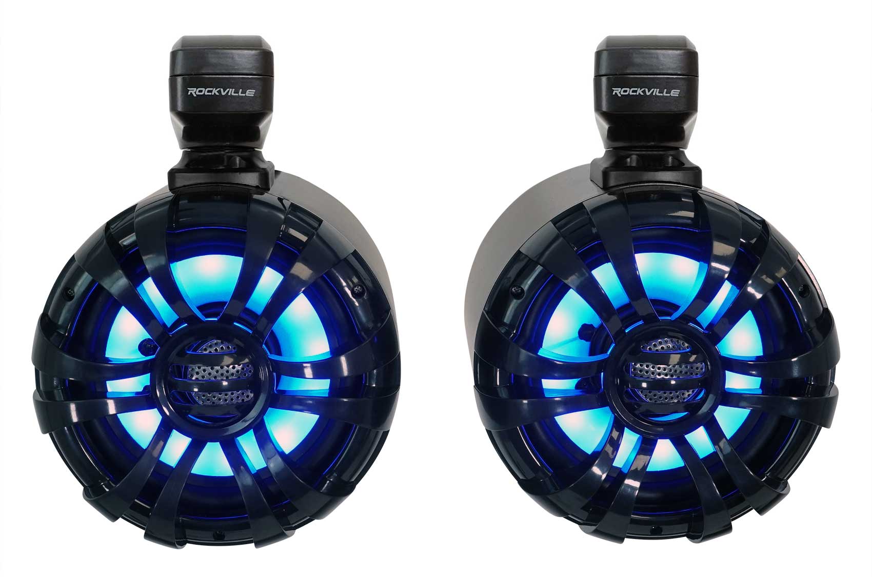 JVC KD-X38MBS Marine Bluetooth Stereo Receiver+(2) 6.5" Black LED Tower Speakers - Image 11