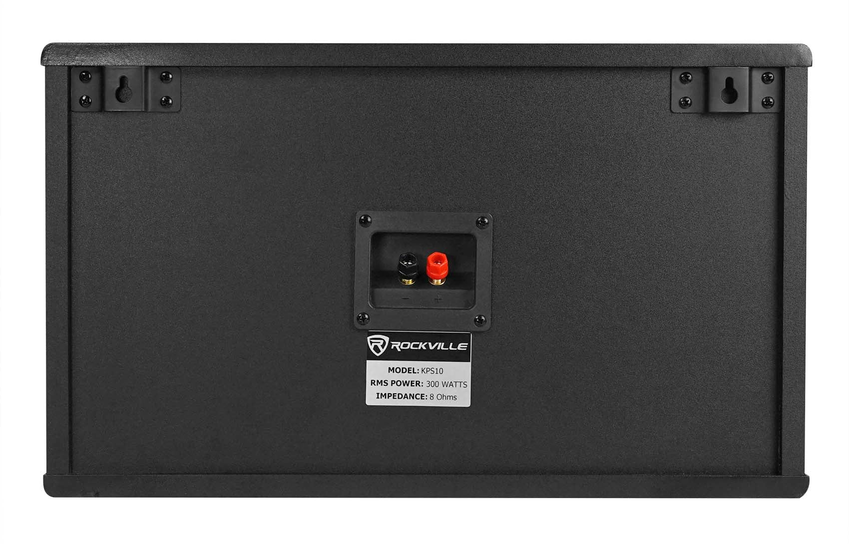 KPS10 10" Karaoke Speakers 2-Pack + RPW20 Mounts + RVSSA1 Adapters Bundle - Image 8