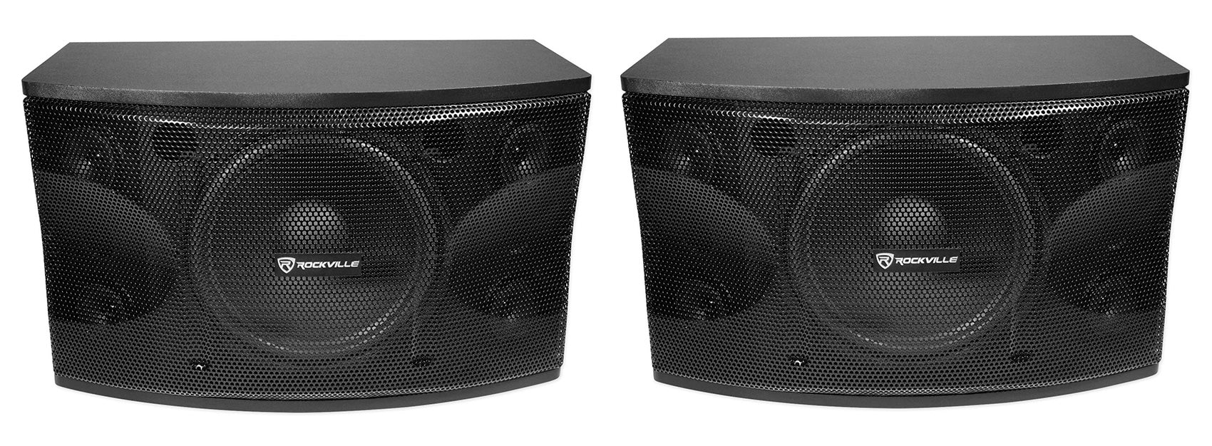 KPS12 12" Karaoke Speakers 2-Pack + MM2000BT Mixer Amp + Mics Bundle - Image 3