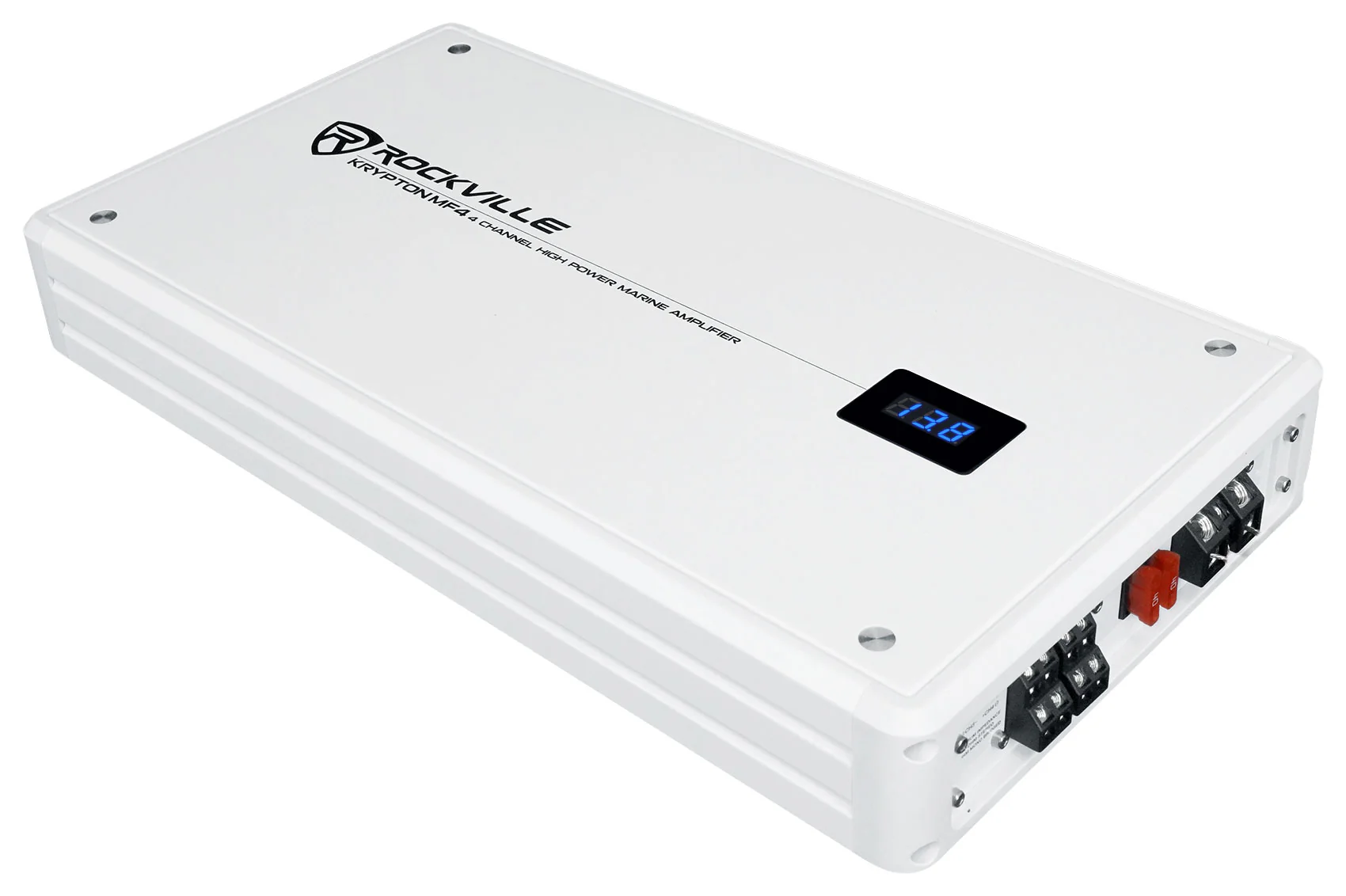 KRYPTON MF4 White Marine Amplifier + RMWK4 Wiring Kit Bundle - Image 14