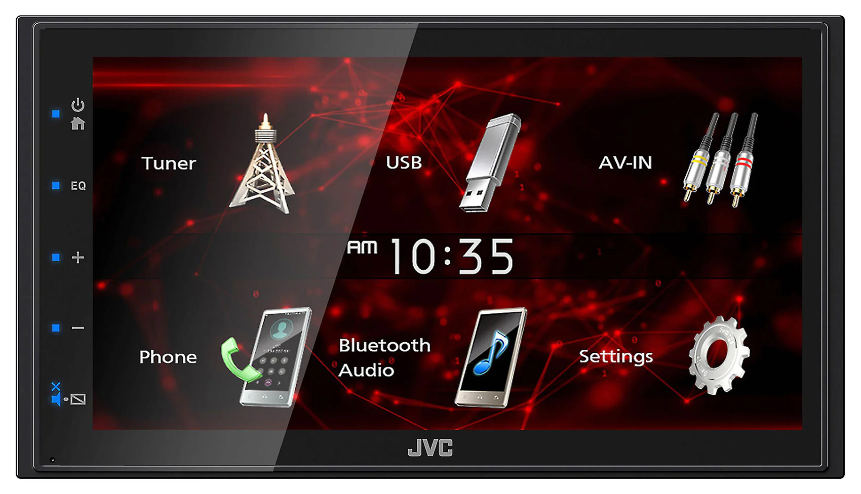 JVC KW-M180BT 6.8" Car Monitor iPhone Android Bluetooth Receiver w/USB+Camera - Image 6