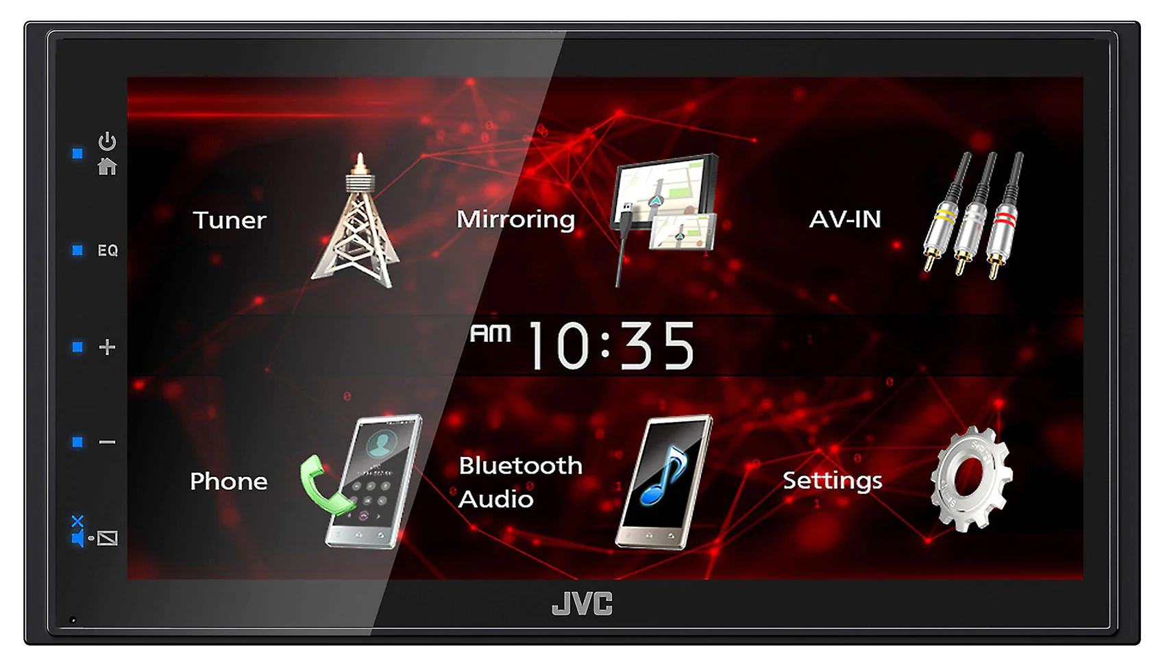 JVC KW-M180BT 6.8" Car Monitor iPhone Android Bluetooth Receiver w/USB+Camera - Image 8