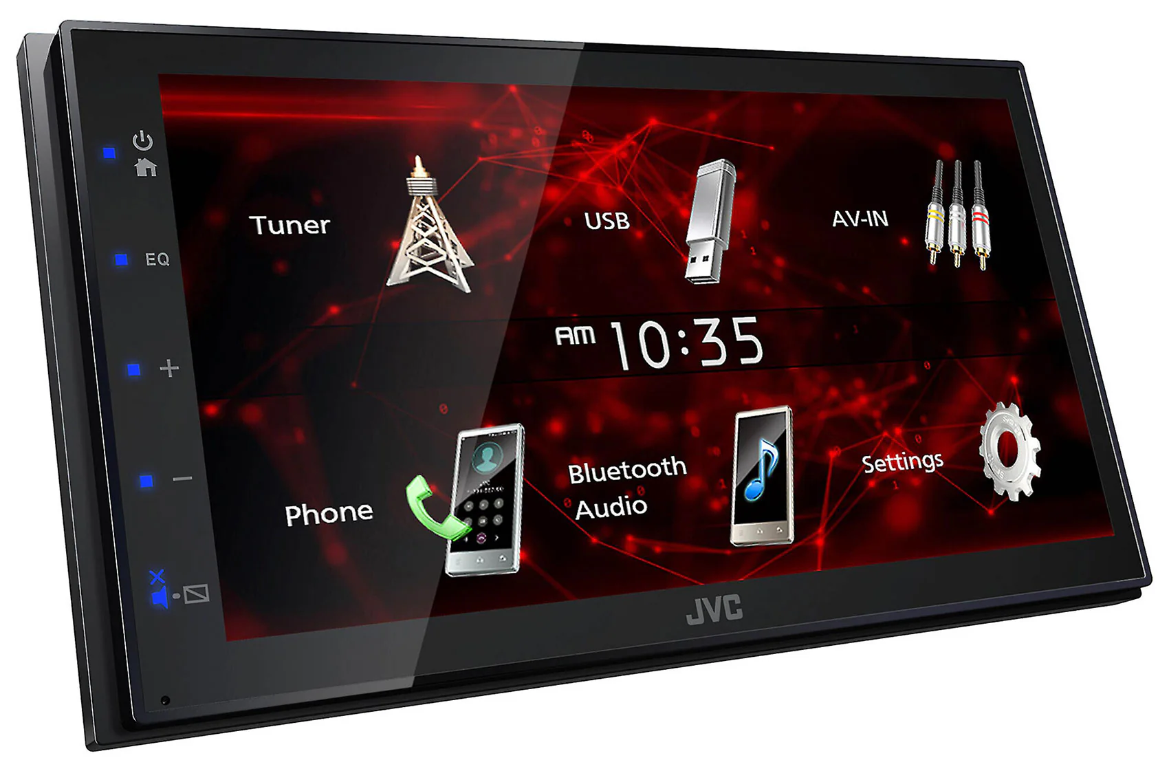 JVC KW-M180BT 6.8" Car Monitor iPhone Android Bluetooth/USB Receiver+Backup Cam - Image 9