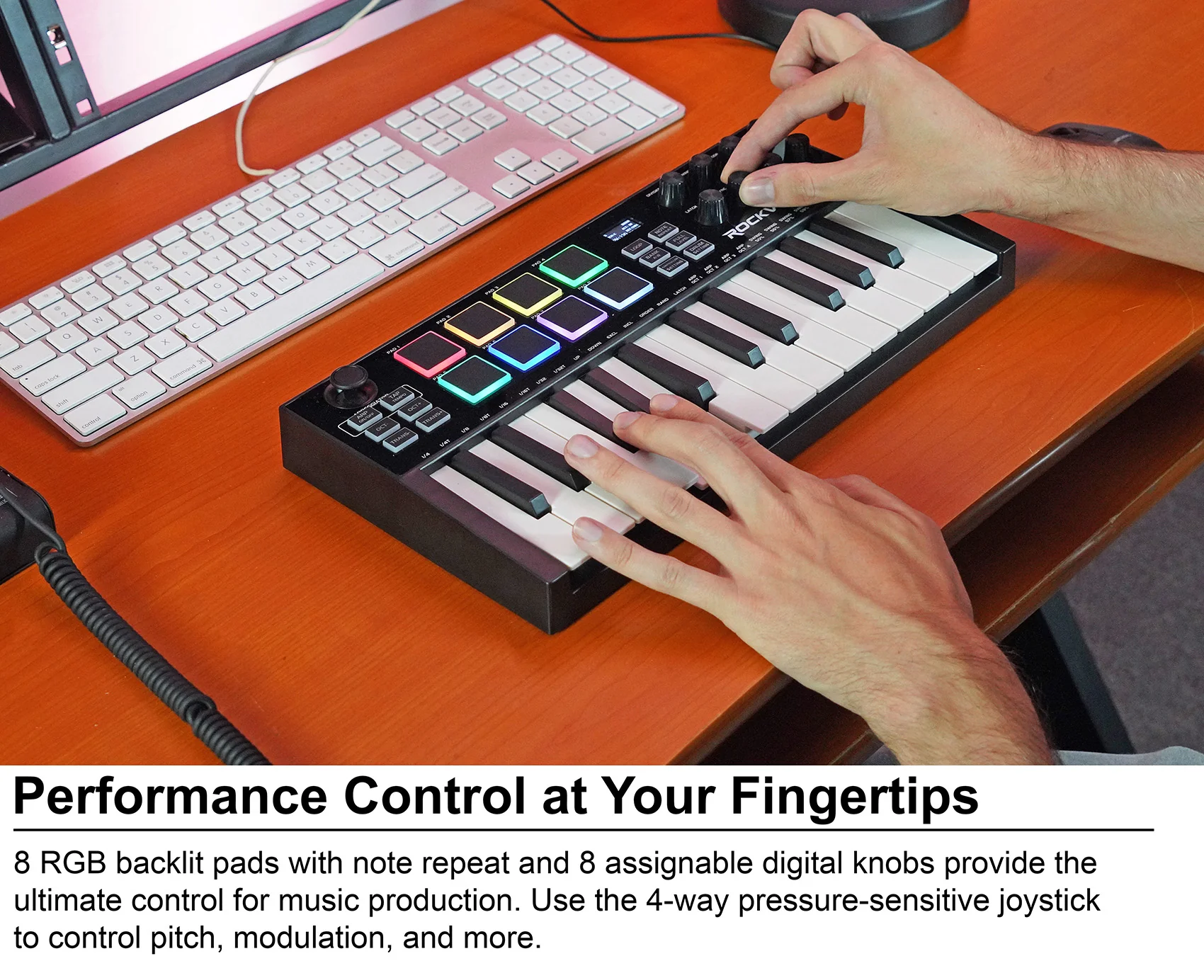 M25 Black Wireless MIDI Keyboard 25-Key + PRO‑M50 Headphones Bundle - Image 15