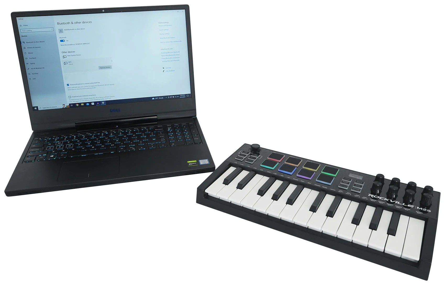 M25 Black Wireless MIDI Keyboard 25-Key + PRO‑M50 Headphones Bundle - Image 21