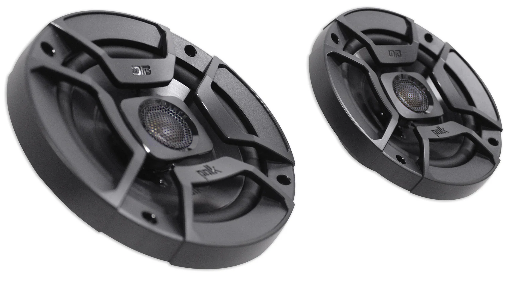 MAC525B 5.25" Black Wakeboard Pods 2-Pack + 360° Swivel Clamps Bundle - Image 4